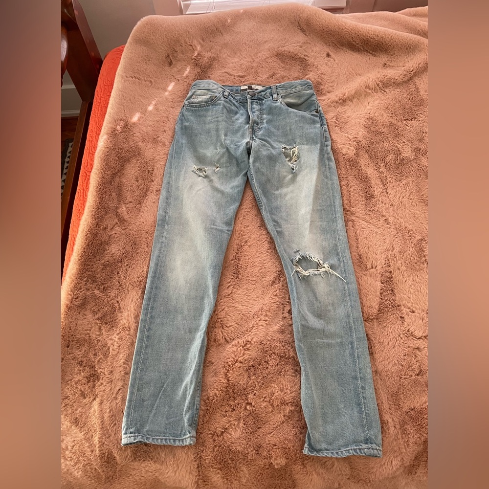 Fat Face ripped boyfriend jeans UK size 8 US size 2